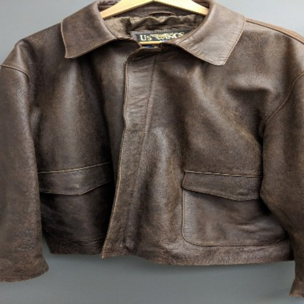 Indiana Jones leather jacket-distressed cowhide